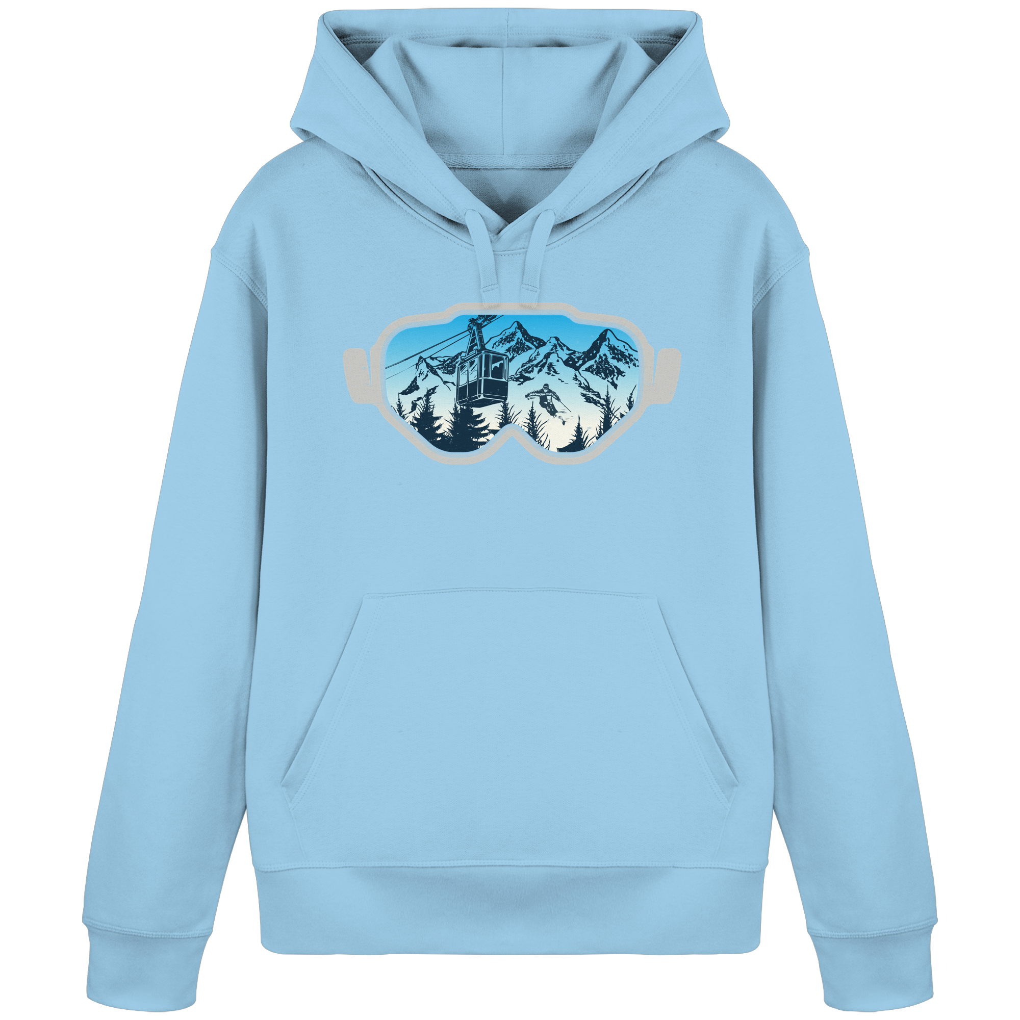 Occhiali da sci - Felpa unisex in cottone biologico