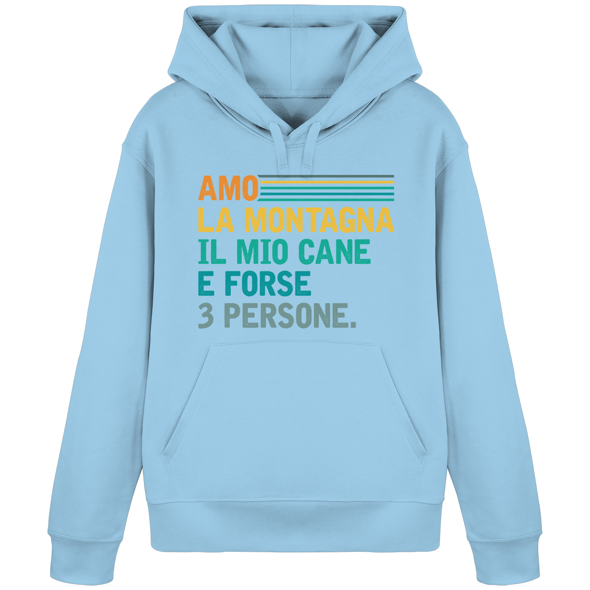 Amo la montagna e il mio cane - Felpa Uomo