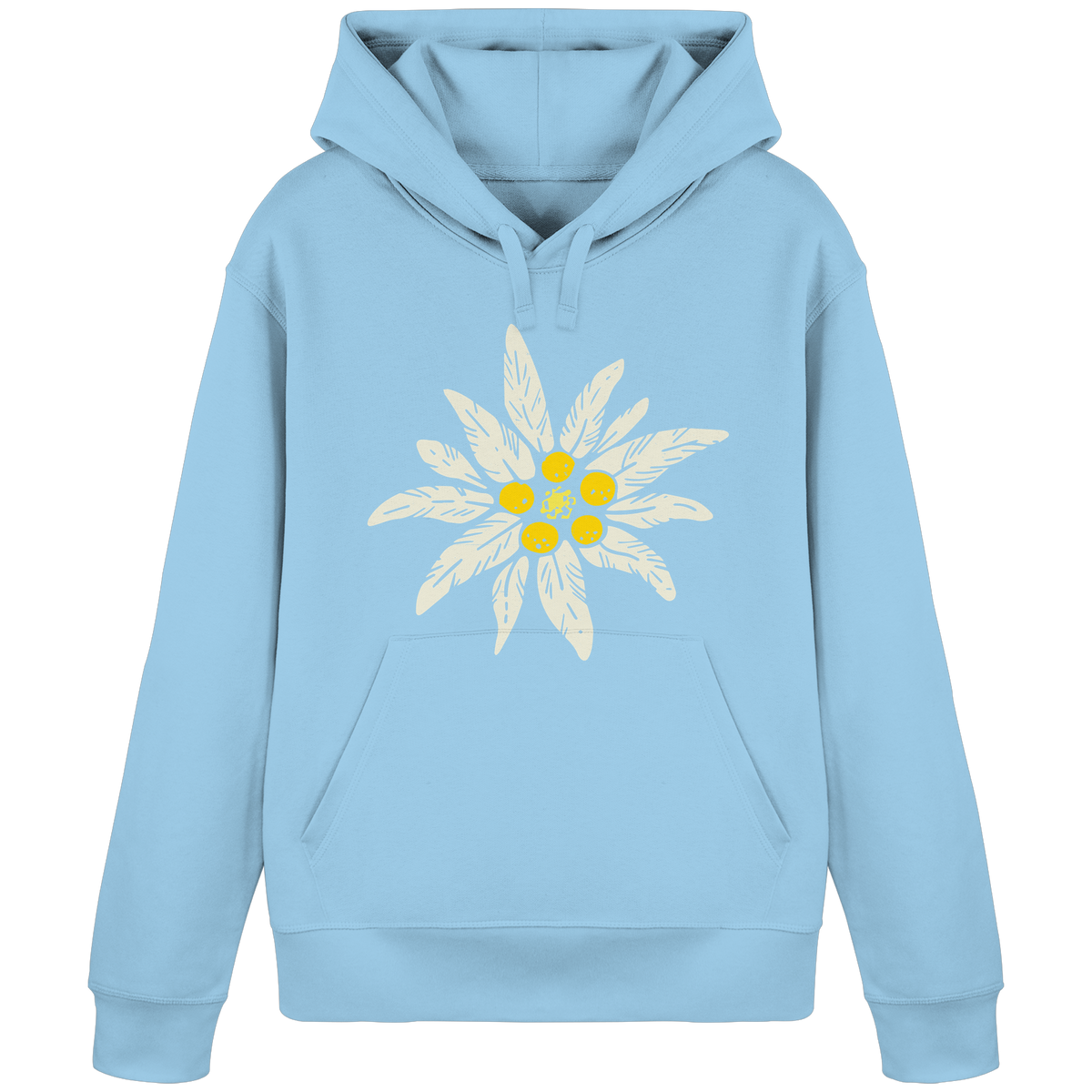 Stella alpina - Felpa unisex in cottone biologico