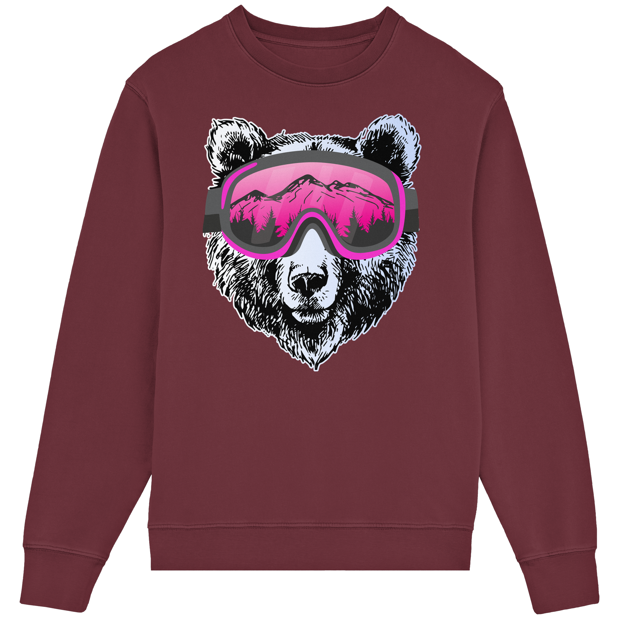 Orso Ski Donna - Unisex-Rundhalsausschnitt aus Bio-Baumwolle