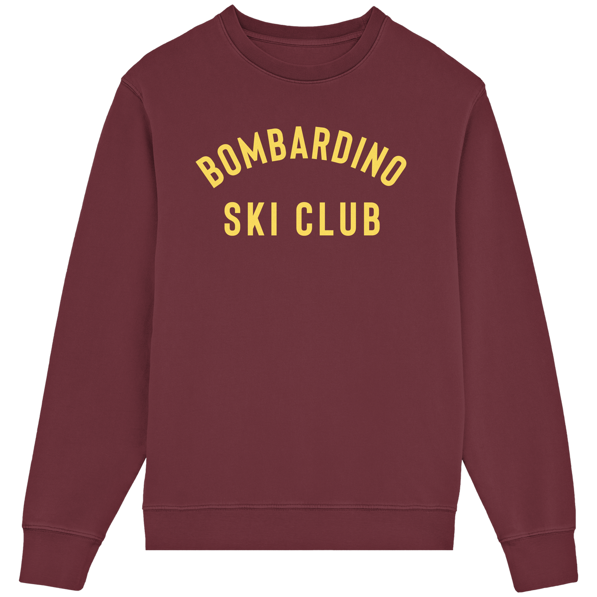 Bombardino Ski Club - Crewneck unisex in cottone biologico