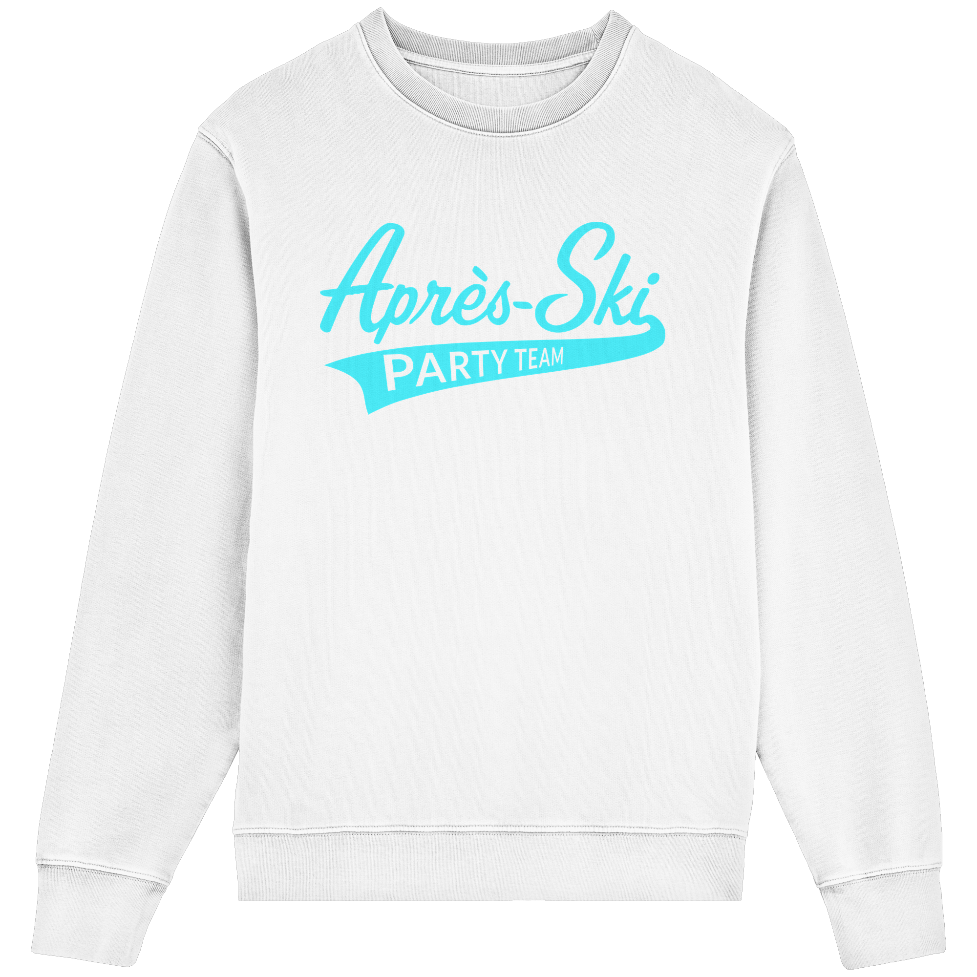 Après-Ski-Party-Team – Unisex-Rundhalsausschnitt aus Bio-Baumwolle