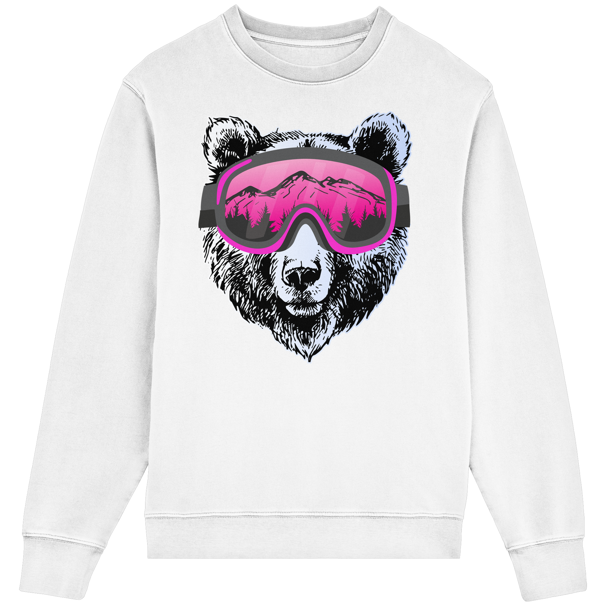 Orso Ski Donna - Unisex-Rundhalsausschnitt aus Bio-Baumwolle