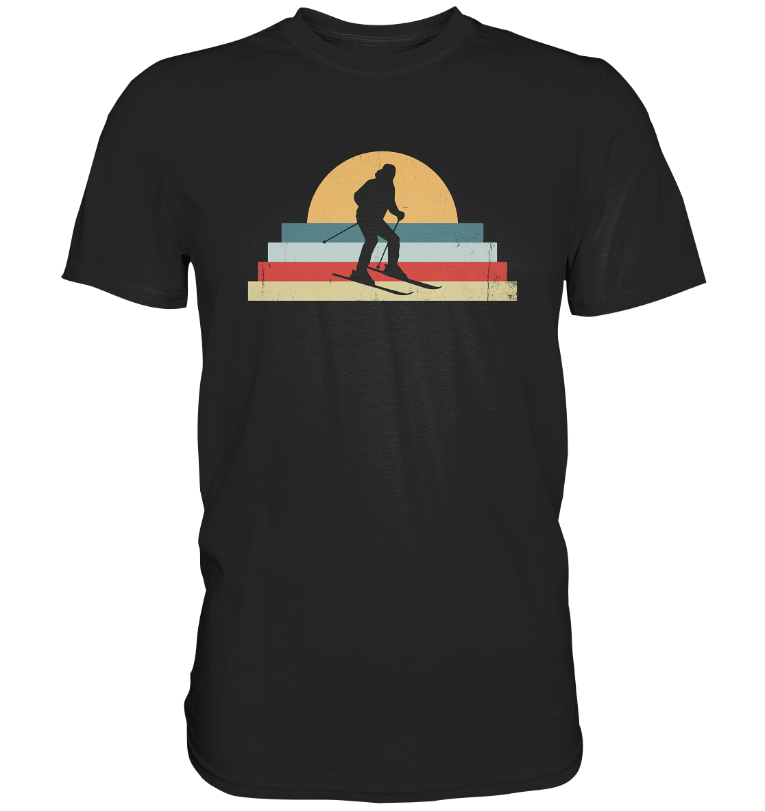 Ski Sunset - Men's Premium Organic T-Shirt