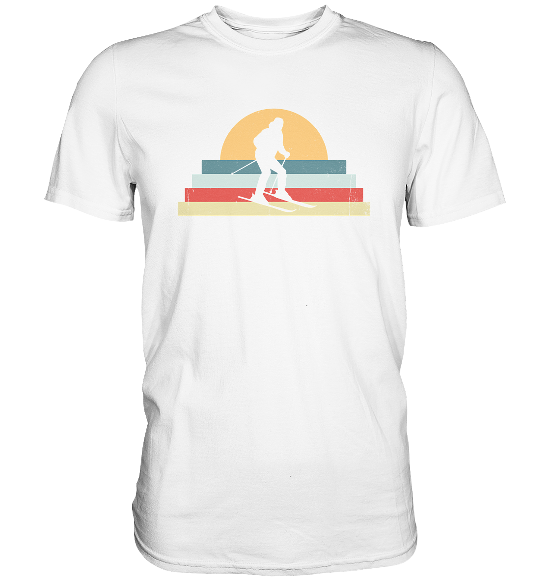 Ski Sunset - Men's Premium Organic T-Shirt
