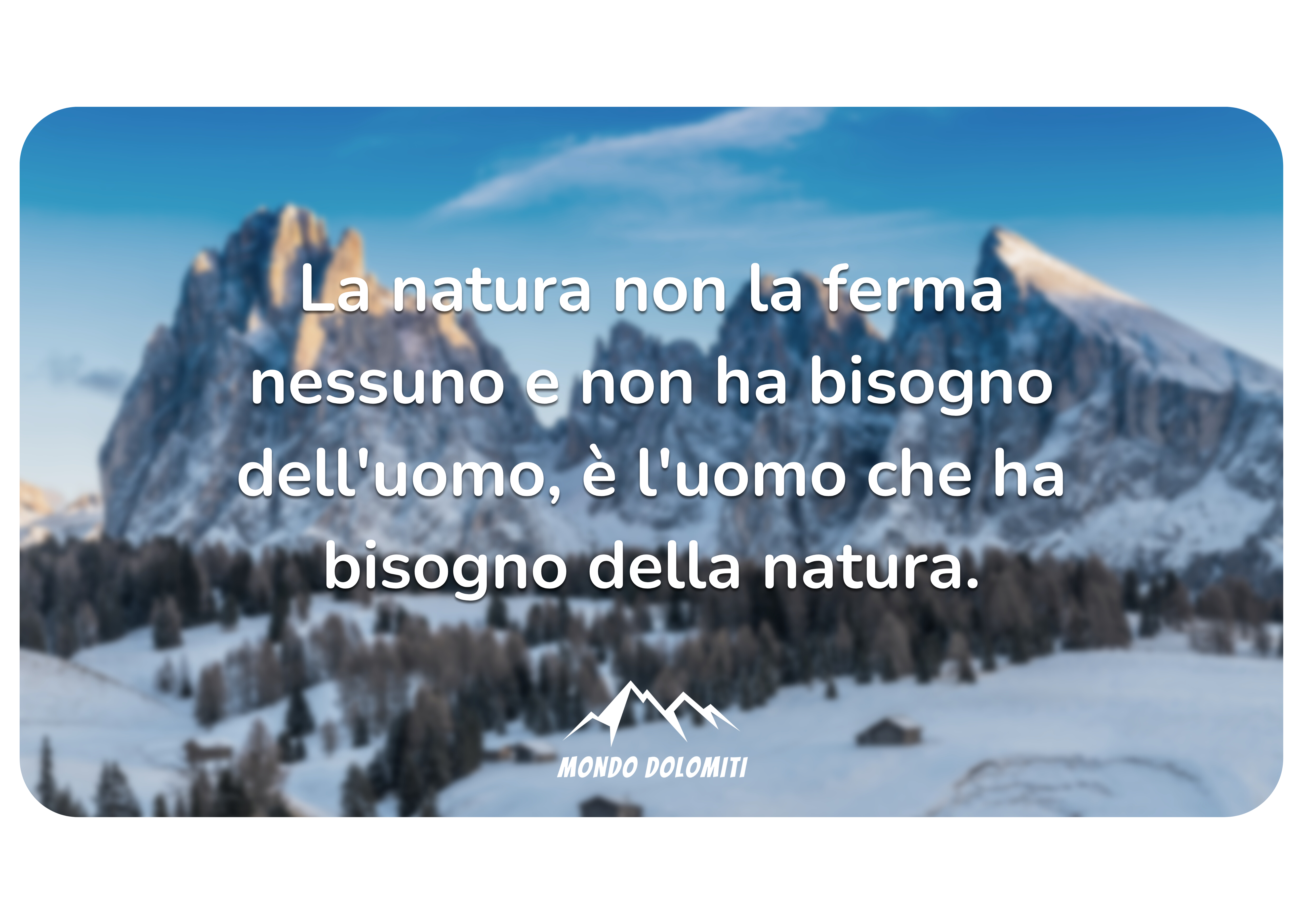 Buono regalo - Mondo Dolomiti